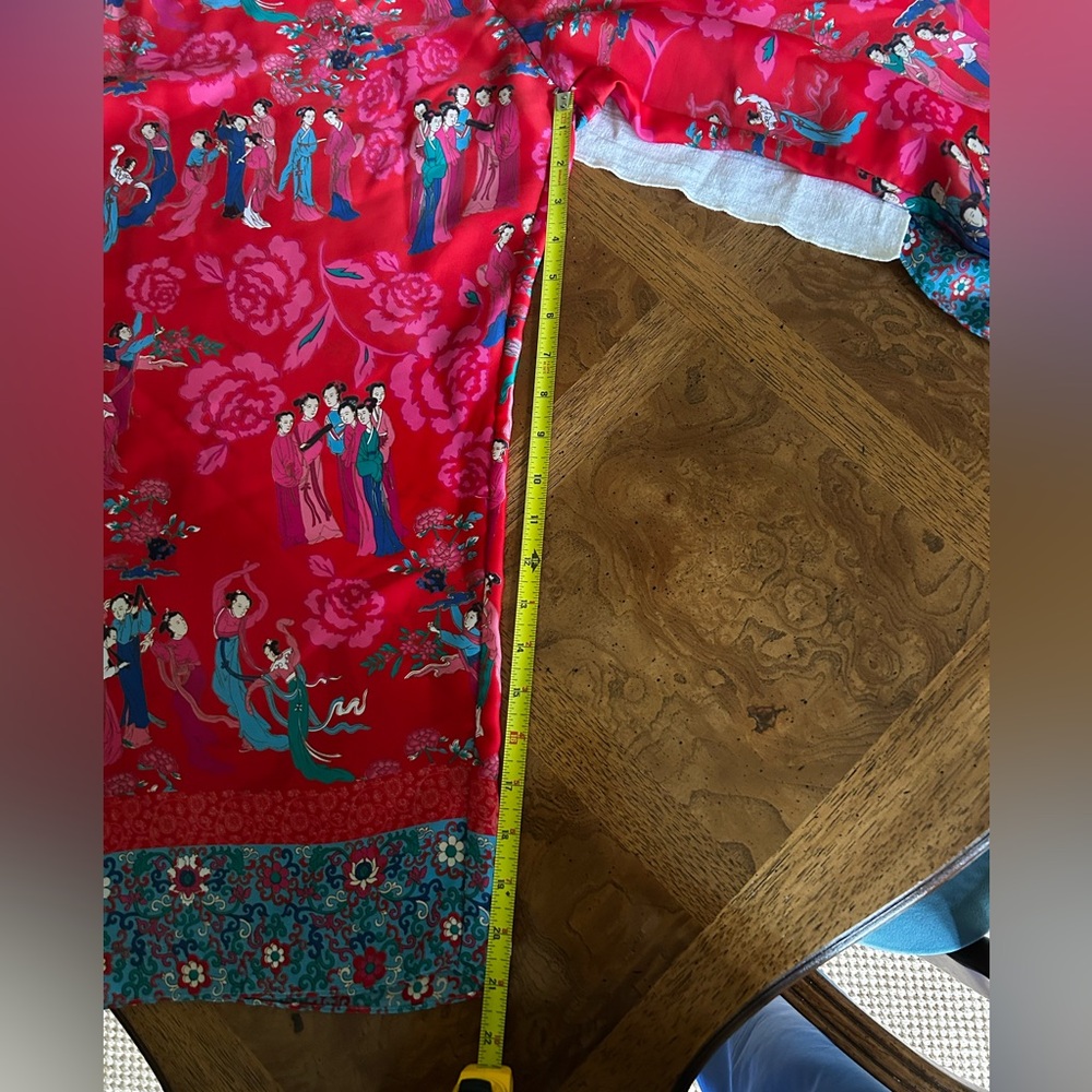 Josie polyester silk pajama set size XL capri pants - Picture 9 of 9